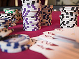 Pokertisch im Landhotel beverland im Hotel in Ostbevern